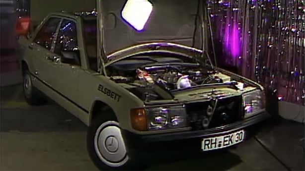 A Mercedes-Benz fitted with an Elsbett engine in 1991.