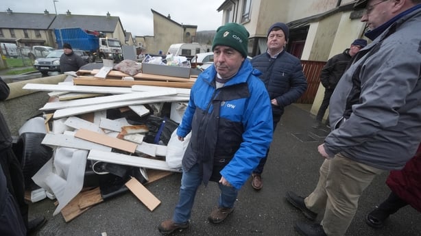 Minister visits Wicklow amid flooding