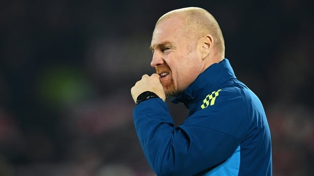 Sean Dyche, Manager of Nottingham Forest, looks on prior to the UEFA Europa League 2025/26 League Phase MD8 match between Nottingham Forest FC and Ferencvarosi TC at City Ground on January 29, 2026 in Nottingham, England. 