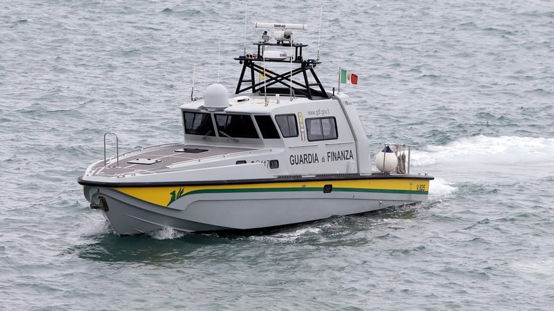 Four officers from Italy's Guardia di Finanza financial crimes police, and two members of the coastguard are standing trial (File image)