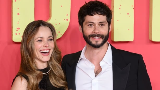 Rachel McAdams and Dylan O'Brien on the red carpet at the UK premiere of Send Help in central London on 29 January, 2026