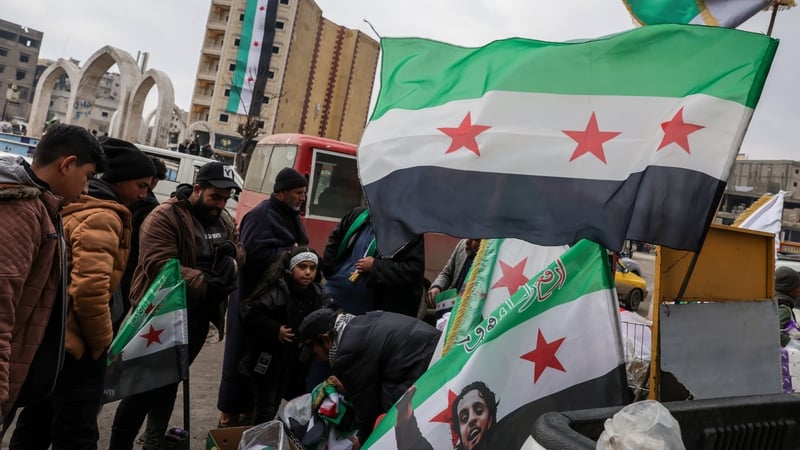The Syrian flag reappeared in Raqqa this week following the government taking the city from the SDF