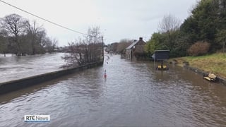 Areas of Kilkenny affected by flooding as River Nore and River Barrow burst banks