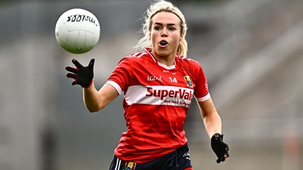 Katie Quirke of Cork during the TG4 All-Ireland Ladies Football Senior Championship semi-final match between Cork and Galway at Glenisk O’Connor Park in Tullamore, Offaly