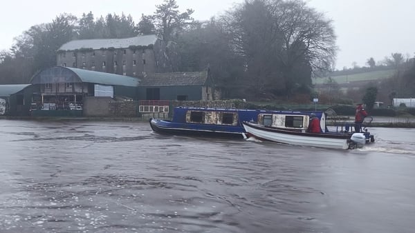 Barge resuced in Kilkenny