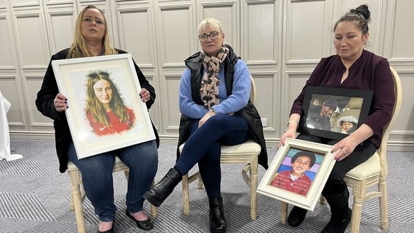 Donna Harper (L), Christine Evans (M) and Aine Flanagan (R)