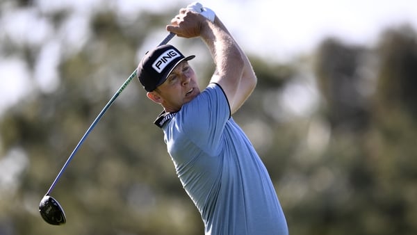 Seamus Power of Ireland plays his shot from the 13th tee during the second round of the Farmers Insurance Open 2026 at Torrey Pines North Course on January 30, 2026 in La Jolla, California.