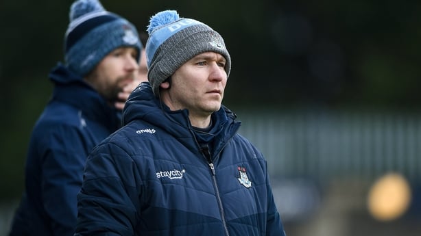 Dublin manager Niall Ó Ceallacháin during the Dioralyte Walsh Cup final match between Dublin and Galway at Parnell Park in Dublin. 