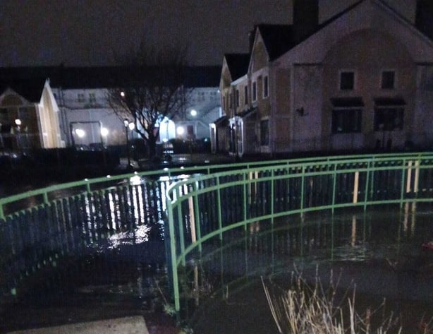Flooding at Hanover Park in Carlow Town
