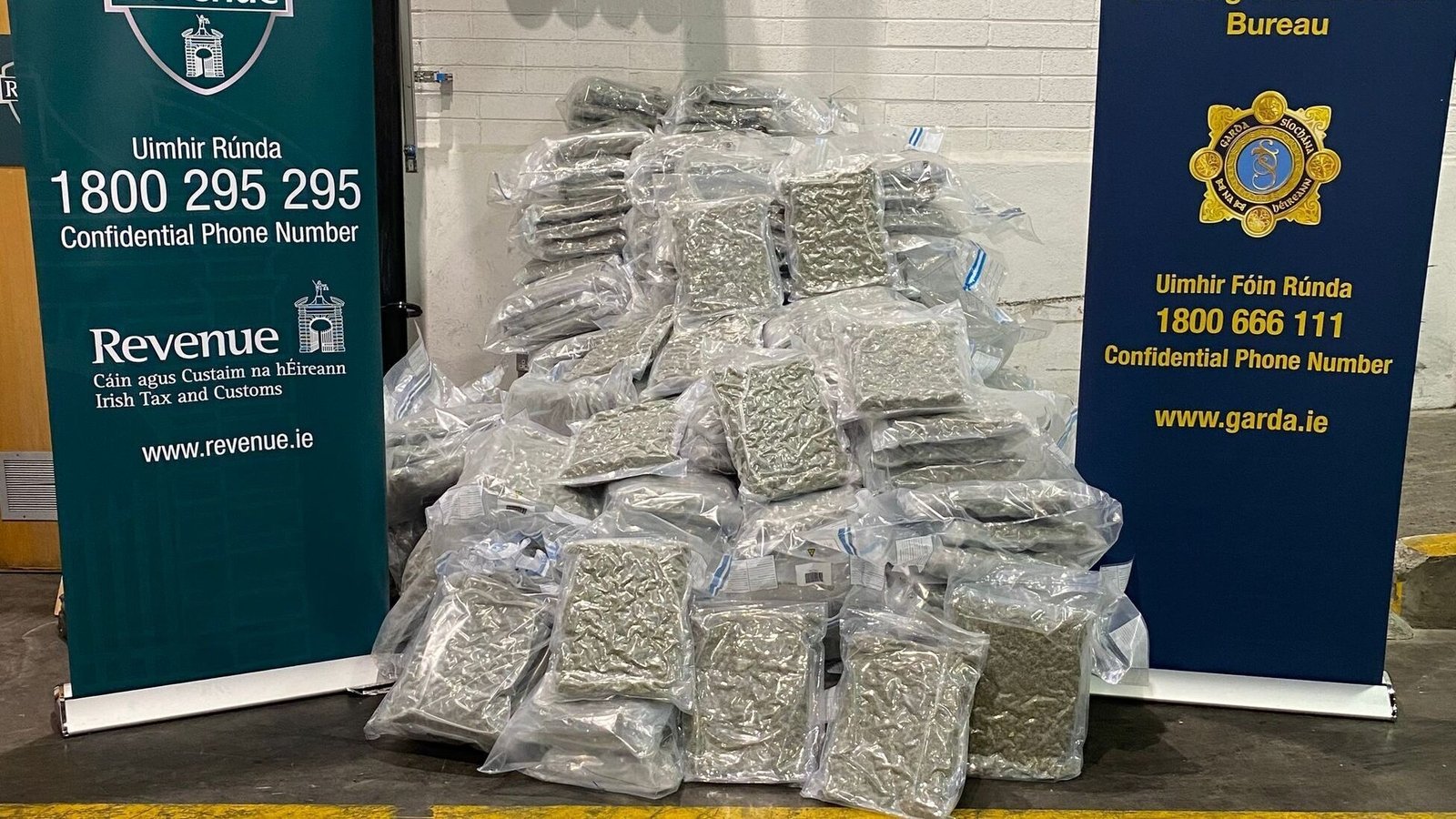 Herbal cannabis worth €10.12m seized in Co Louth