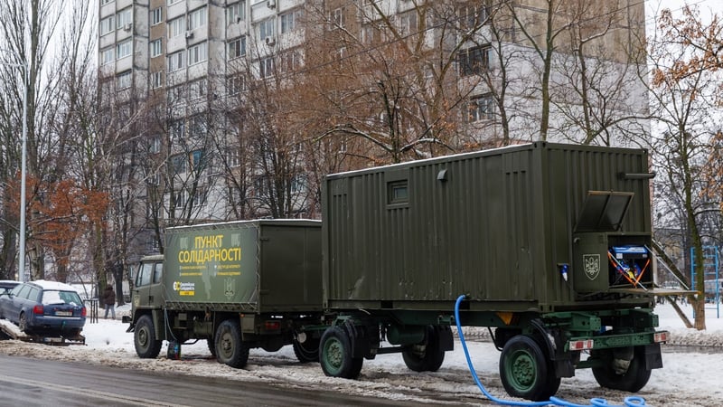 A mobile Solidarity Point to support residents without electricity and heating