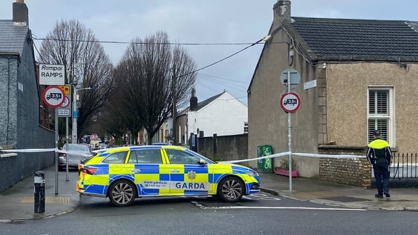 Gardaí at the scene of a fatal assault at at Foster Terrace, Dublin 3