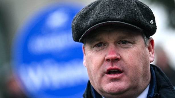 Meath , Ireland - 30 November 2025; Trainer Gordon Elliott after the BAR 1 Betting Juvenile Hurdle during day two of the Fairyhouse Winter Festival at Fairyhouse Racecourse in Meath. (Photo By Seb Daly/Sportsfile via Getty Images)
