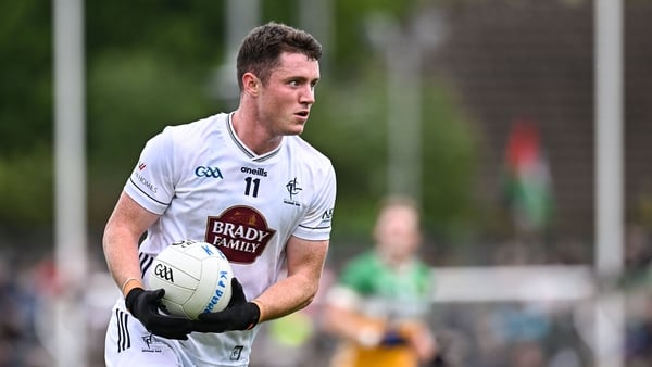 14 June 2025; Alex Beirne of Kildare during the Tailteann Cup quarter-final match between Kildare and Offaly at Cedral St Conleth's Park in Newbridge, Kildare. Photo by Piaras Ó Mídheach/Sportsfile