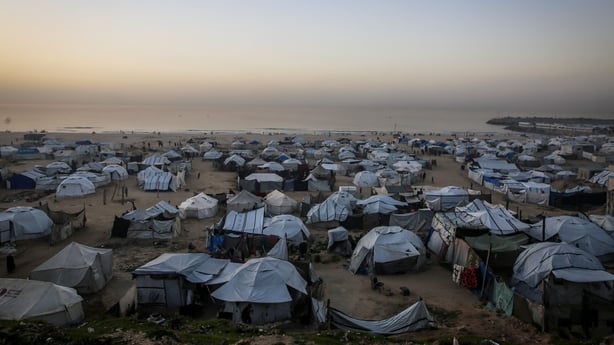 GAZA CITY, GAZA - JANUARY 26: A view of the makeshift tents as displaced Palestinians struggle to maintain their daily lives amid the rubble left behind by Israeli attacks in Gaza City, Gaza on January 26, 2026. Deprived of basic necessities, families cling to life in makeshift tents set up near the