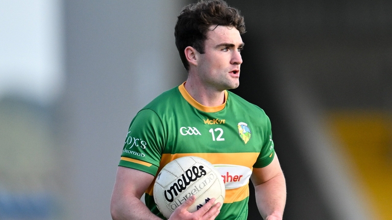 8 June 2024; Ryan O'Rourke of Leitrim during the Tailteann Cup preliminary quarter-final match between Leitrim and Wicklow at Glennon Brothers Pearse Park in Longford. Photo by Stephen Marken/Sportsfile