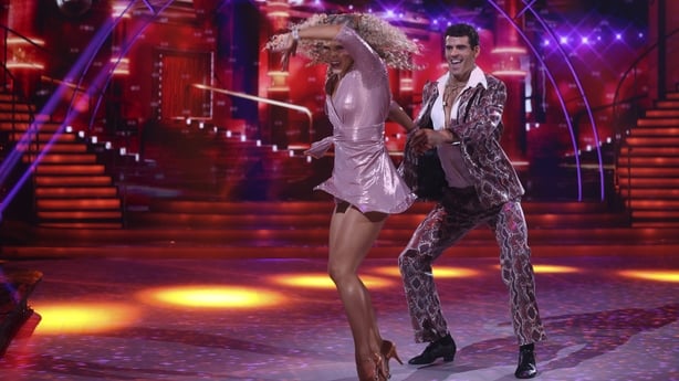 Philip Doyle and Daniela Roze on Week Five of Dancing with the Stars Photo: Kyran O'Brien