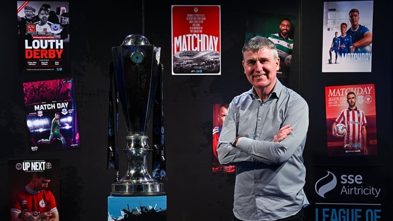 Stephen Kenny at the launch of the 2026 SSE Airtricity Men’s Premier Division