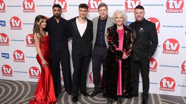 Emmerdale stars Amelia Flanagan, Shebz Miah, Bradley Riches, Ryan Hawley, Louise Jameson and Danny Miller