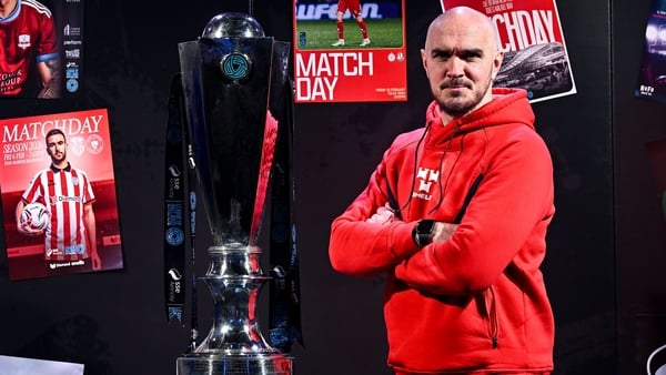 Shelbourne head coach Joey O'Brien during the SSE Airtricity Men’s Premier Division, SSE Airtricity Men’s First Division and SSE Airtricity Women’s Premier Division Launch 2026 at Whelan's in Dublin.