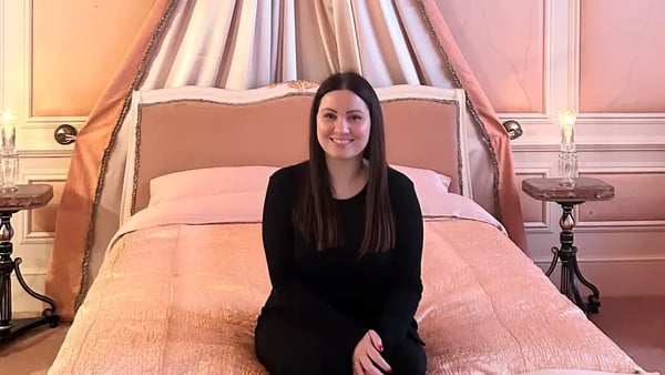 Sophie Goodall in Cathy’s bedroom