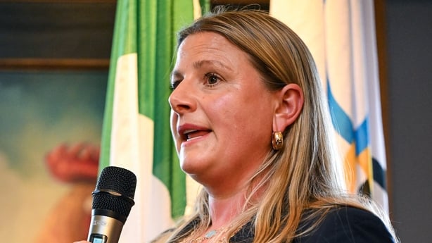 28 May 2025; Chef de Mission Nancy Chillingworth attends the evening event at The Old Spot in Dublin as Winter Olympic hopefuls take part in the Team Ireland Milano Cortina 2026 team camp. The Winter Olympics will take place across Northern Italy in February 2026. Photo by Shauna Clinton/Sportsfile 