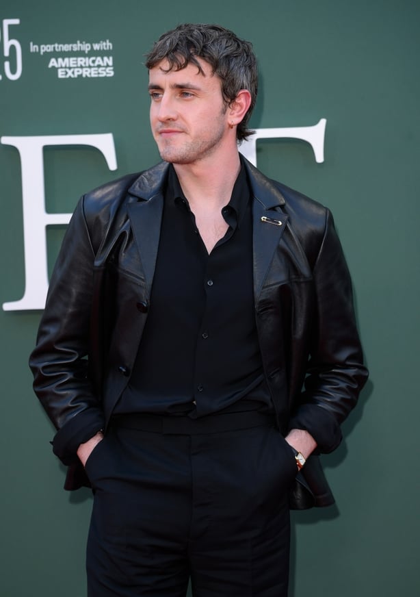 LONDON, ENGLAND - OCTOBER 11: Paul Mescal attends the "Hamnet" screening during the 69th BFI London Film Festival at the The Royal Festival Hall on October 11, 2025 in London, England. (Photo by Karwai Tang/WireImage)