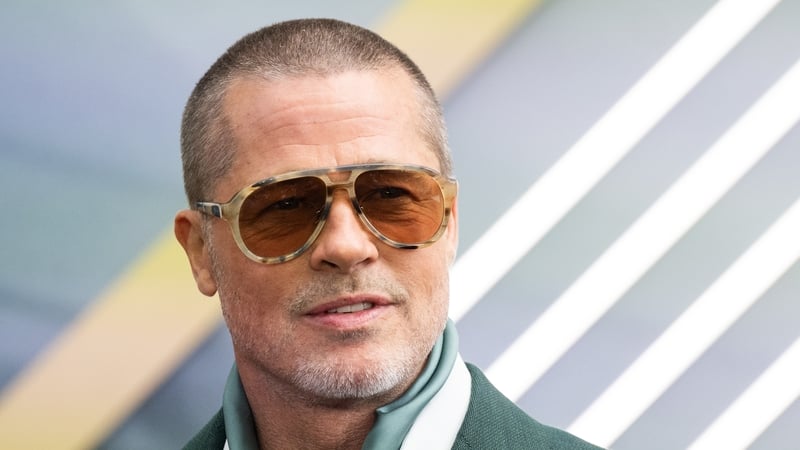 Brad Pitt attends the F1: The Movie European Premiere at Cineworld Leicester Square on 23June, 2025 in London