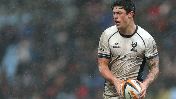EXETER, ENGLAND - JANUARY 24: Louis Rees-Zammit of Bristol Bears runs with the ball during the Gallagher PREM match between Exeter Chiefs and Bristol Bears at Sandy Park on January 24, 2026 in Exeter, England. (Photo by Dan Istitene/Getty Images)