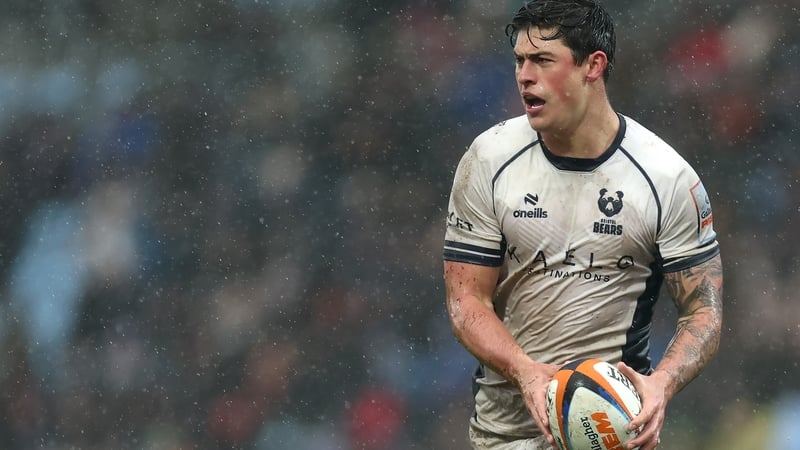 EXETER, ENGLAND - JANUARY 24: Louis Rees-Zammit of Bristol Bears runs with the ball during the Gallagher PREM match between Exeter Chiefs and Bristol Bears at Sandy Park on January 24, 2026 in Exeter, England. (Photo by Dan Istitene/Getty Images)