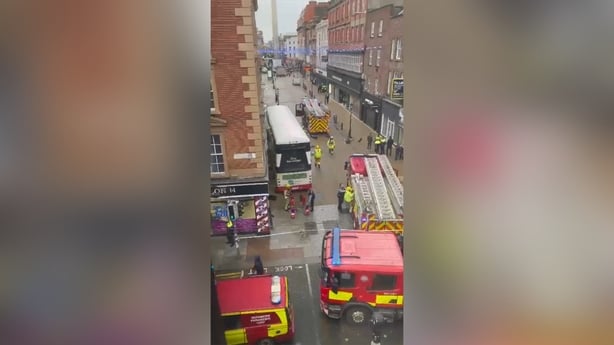 Bus crash Dublin city