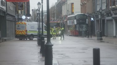 Emergency services at scene of fatal bus crash in Dublin city
