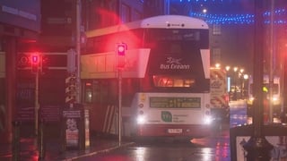Damaged bus removed from scene of crash in Dublin city centre