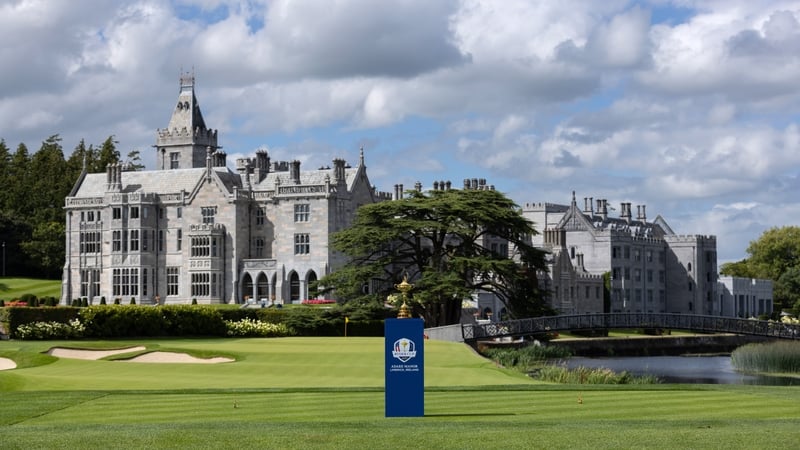 Ryder Cup launched at Adare Manor in Limerick