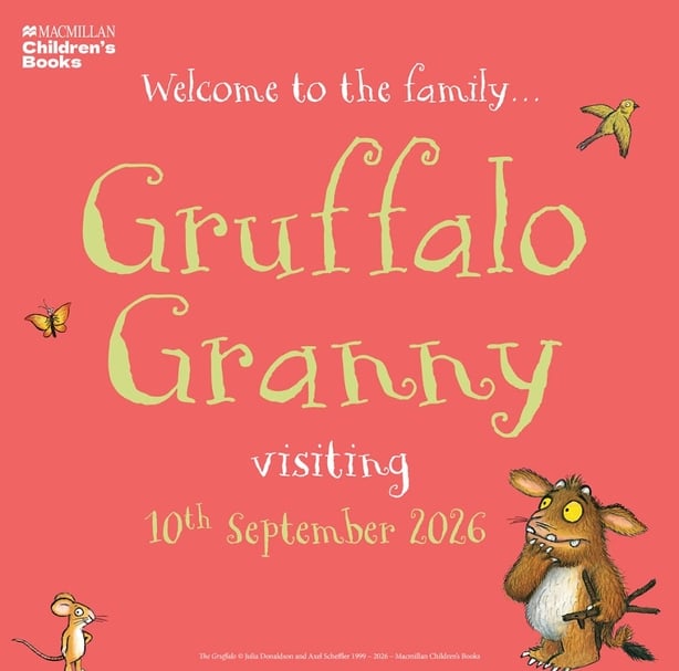 Undated handout photo issued by Macmillan of the front cover of Gruffalo Granny 