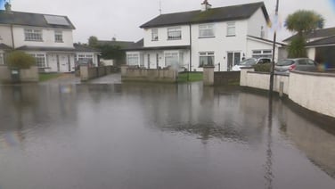 Flooding in Dundalk as Status Orange rainfall warning in place until noon