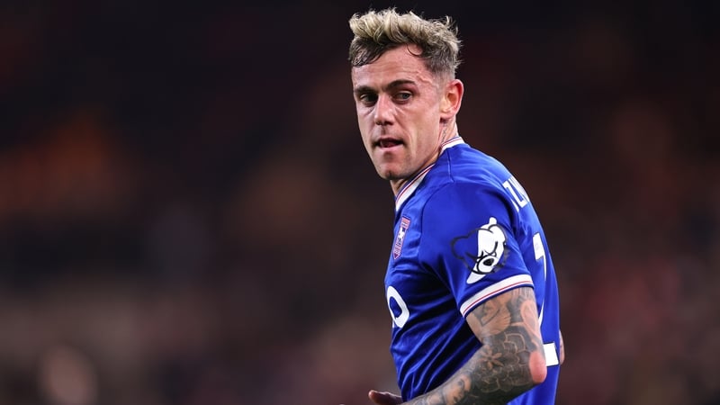 MIDDLESBROUGH, ENGLAND - OCTOBER 17: Sammie Szmodics of Ipswich Town during the Sky Bet Championship match between Middlesbrough and Ipswich Town at Riverside Stadium on October 17, 2025 in Middlesbrough, England. (Photo by Robbie Jay Barratt - AMA/Getty