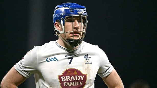 31 January 2026; A dejected Daire Guerin of Kildare after the Allianz Hurling League Division 1B match between Dublin and Kildare at Parnell Park in Dublin. Photo by Dáire Brennan/Sportsfile