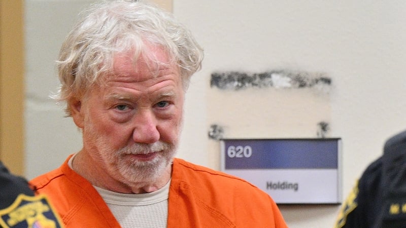 Director and actor Timothy Busfield arrives for a hearing in the Second District Judicial Court at the Bernalillo County Courthouse on 20 January, 2026 in Albuquerque, New Mexico