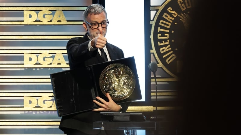 Paul Thomas Anderson accepts the Outstanding Directorial Achievement in Theatrical Feature Film for One Battle After Another onstage during the 78th Annual Directors Guild Of America Awards at The Beverly Hilton on 7 February, 2026 in Beverly Hills