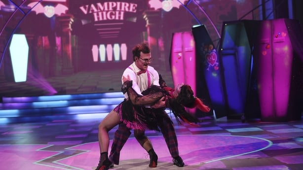 Katelyn Cummins and Leonardo Lini on Week Six of Dancing with the Stars Photo: Kyran O'Brien