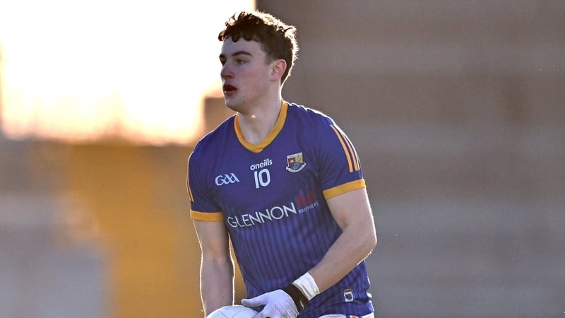 6 January 2024; Daniel Reynolds of Longford during the Dioralyte O'Byrne Cup quarter-final match between Longford and Westmeath at Glennon Brothers Pearse Park in Longford. Photo by Ben McShane/Sportsfile