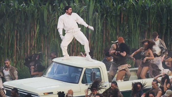 Bad Bunny joined by Lady Gaga in star-studded Super Bowl half-time show