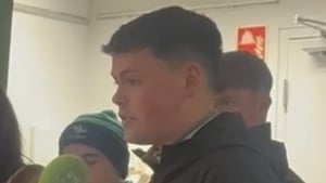 Lúcás Ó Rathaille, an tOifigeach Gaeilge le Aontas na Mac leinn i gCorcaigh. show image