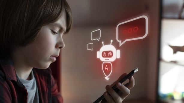 A little boy gets disturbing and confusing responses while using system AI Chatbot on mobile application