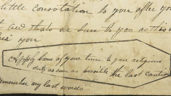 19th century threatening letter