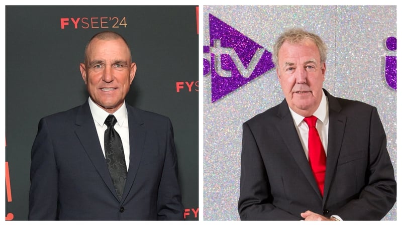 Two British TV personalities