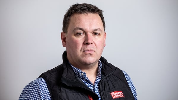 Picture of a man with a jacket featuring Irish Farmers Journal logo