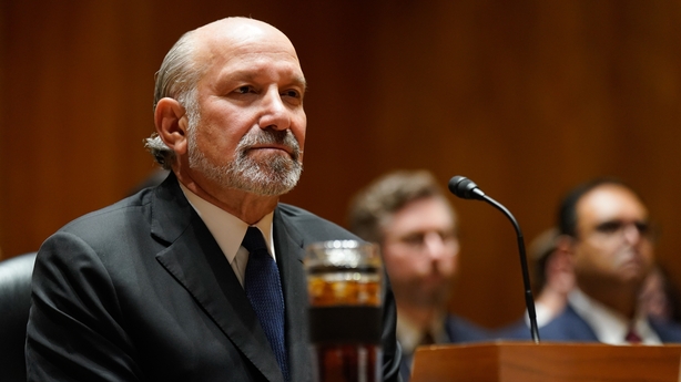 Howard Lutnick, US commerce secretary, during a Senate Appropriations Subcommittee on Commerce, Justice, Science, and Related Agencies hearing