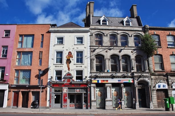 Thomas house in the center of Dublin, Ireland